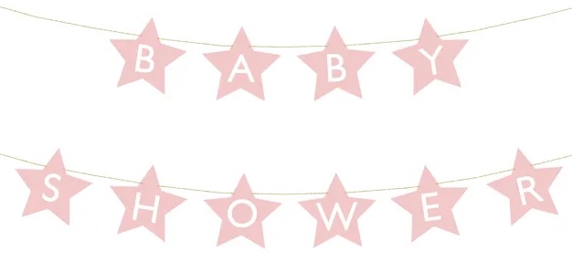 Baner-napis-na-baby-shower-gwiazdki-jasnorozowe-290cm-x-16-5cm-132307