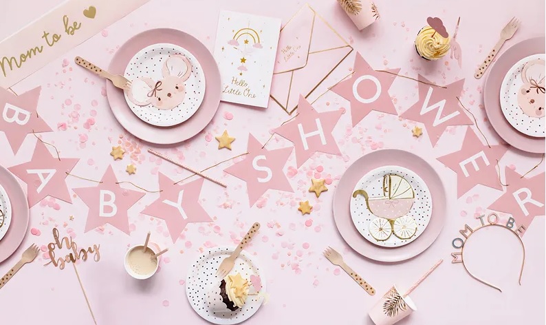 Baner-napis-na-baby-shower-gwiazdki-jasnorozowe-290cm-x-16-5cm-132308