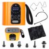 Bezdrôtová elektrická akumulátorová pumpa na dosku SUP, USB, 22 PSI, 140 W, vymeniteľné nástavce