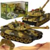 Diaľkovo ovládaný tank RC War Tank 9993 2,4 GHz v púštnom prevedení