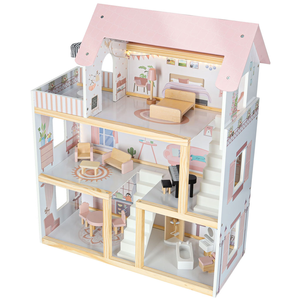 Domek-dla-lalek-drewniany-mebelki-80cm-roz-LED-178911