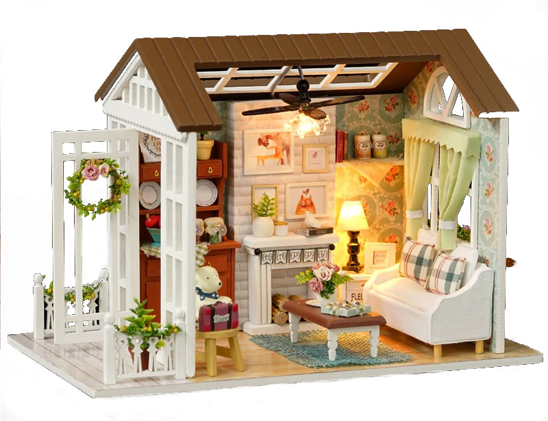 Domek-dla-lalek-drewniany-salon-model-do-zlozenia-LED-8008-A-837602