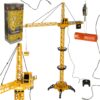 Stavebný žeriav s diaľkovým ovládaním RC s hákom, 4 kanály, 128 cm