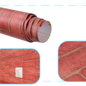 KX5509 Folia rolka samoprzylepna okleina tapeta cegła 1,22x50m