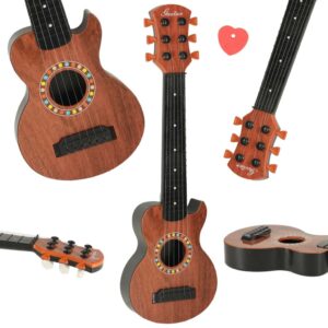 Klasická gitara pre deti drevená 6 strún 18 palcov 46,5 cm