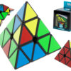 Logická hra – pyramída, kocka, hlavolam 3×3 Black MoYu