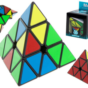 Logická hra – pyramída, kocka, hlavolam 3x3 Black MoYu
