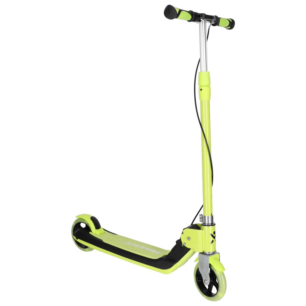 Hulajnoga-dla-dzieci-TRIKE-FIX-dwukolowa-LED-skladana-podwojne-hamulce-neon-zielony-186679