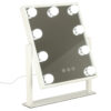 Zrkadlo na líčenie LED so žiarovkami USB 25x30cm