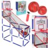 Basketbal športové arkádová hra prenosný basketbal 2 lopty čerpadlo