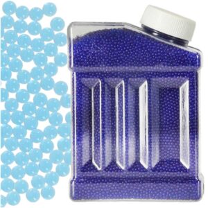 Modré hydrogélové guličky do kvetín, 250 g, 50 000 ks, 7–8 mm