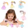 Bábiky do domčeka pre bábiky, sada 4 ks, 11 cm