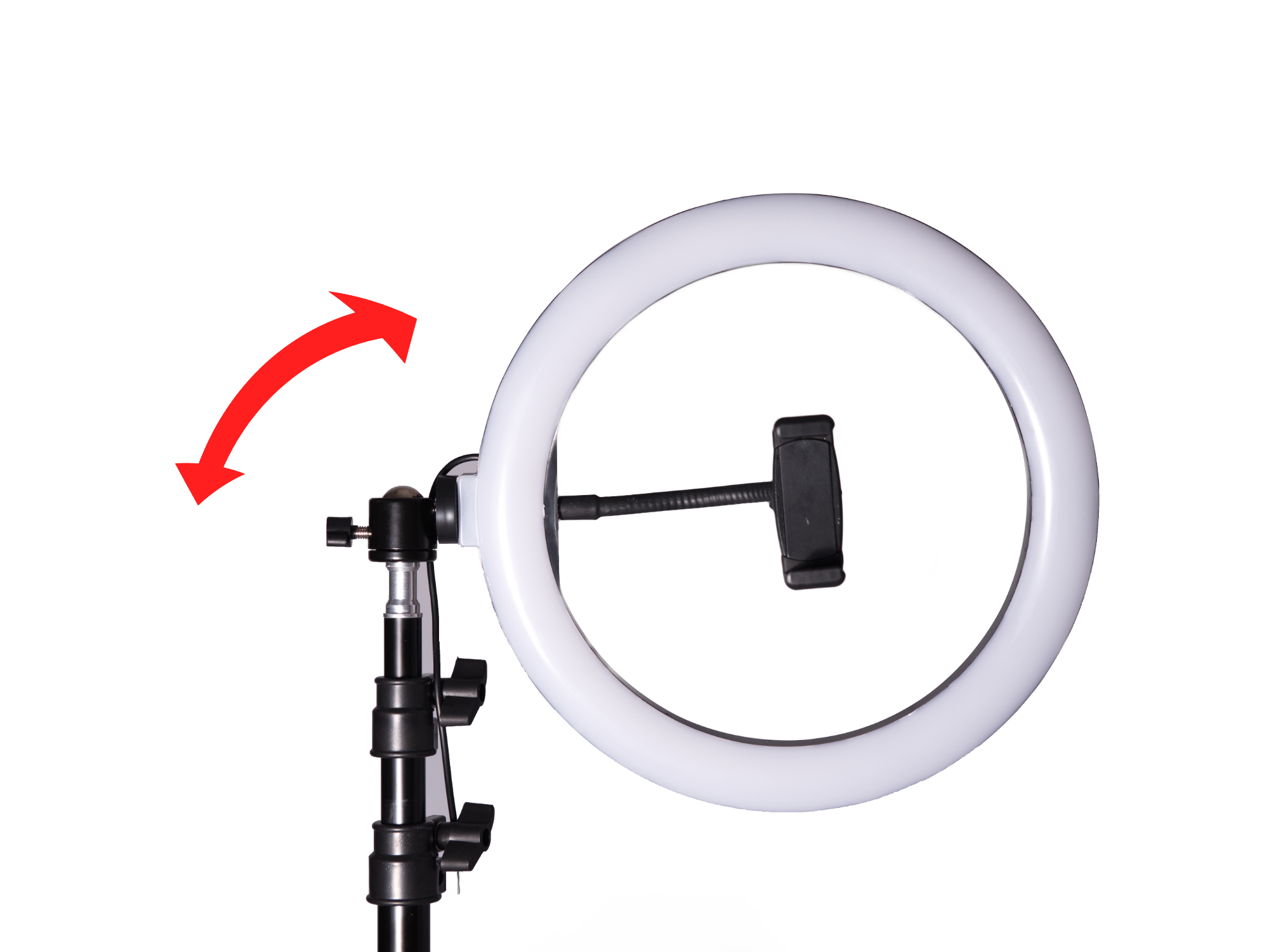 Lampa RING + mocowanie smarthpone 4