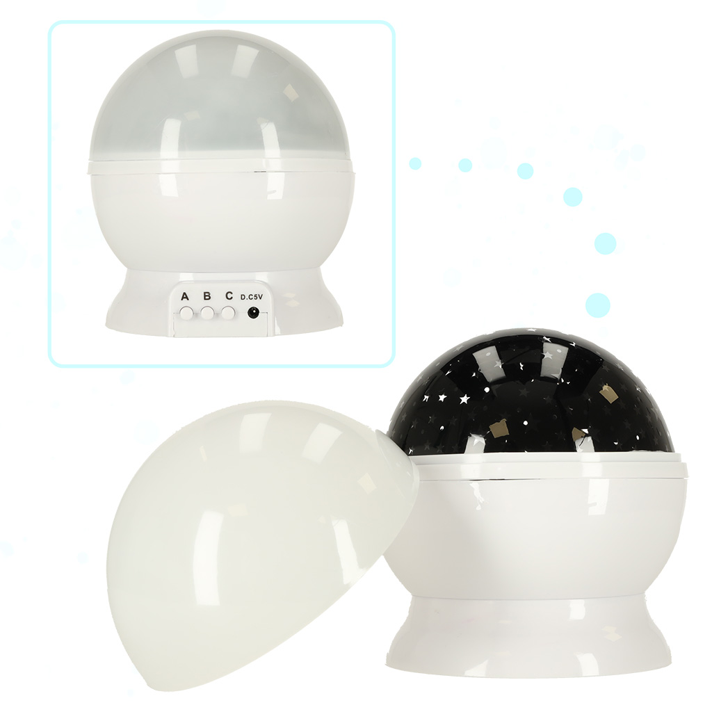 Lampka-nocna-projektor-gwiazd-2w1-USB-biala-135661