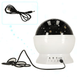 Lampka-nocna-projektor-gwiazd-2w1-USB-biala-135663