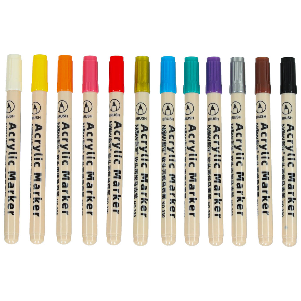 Markery-akrylowe-do-tkanin-kamieni-pisaki-flamastry-mazaki-wodoodporne-DIY-12-szt-167925