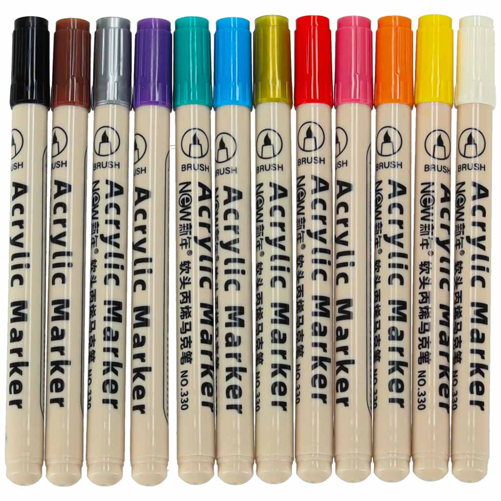 Markery-akrylowe-do-tkanin-kamieni-pisaki-flamastry-mazaki-wodoodporne-DIY-12-szt-167927