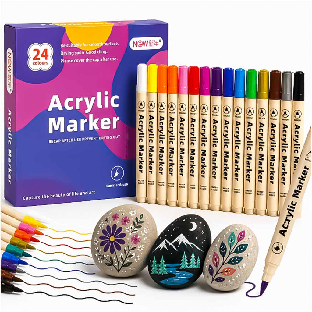 Markery-akrylowe-do-tkanin-kamieni-pisaki-flamastry-mazaki-wodoodporne-DIY-24-szt-192368