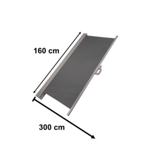 KX3218 Markiza boczna tarasowa LUARO parawan zwijana 160 x 300 c