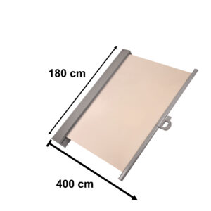 KX3218 Markiza boczna tarasowa LUARO parawan zwijana 160 x 300 c