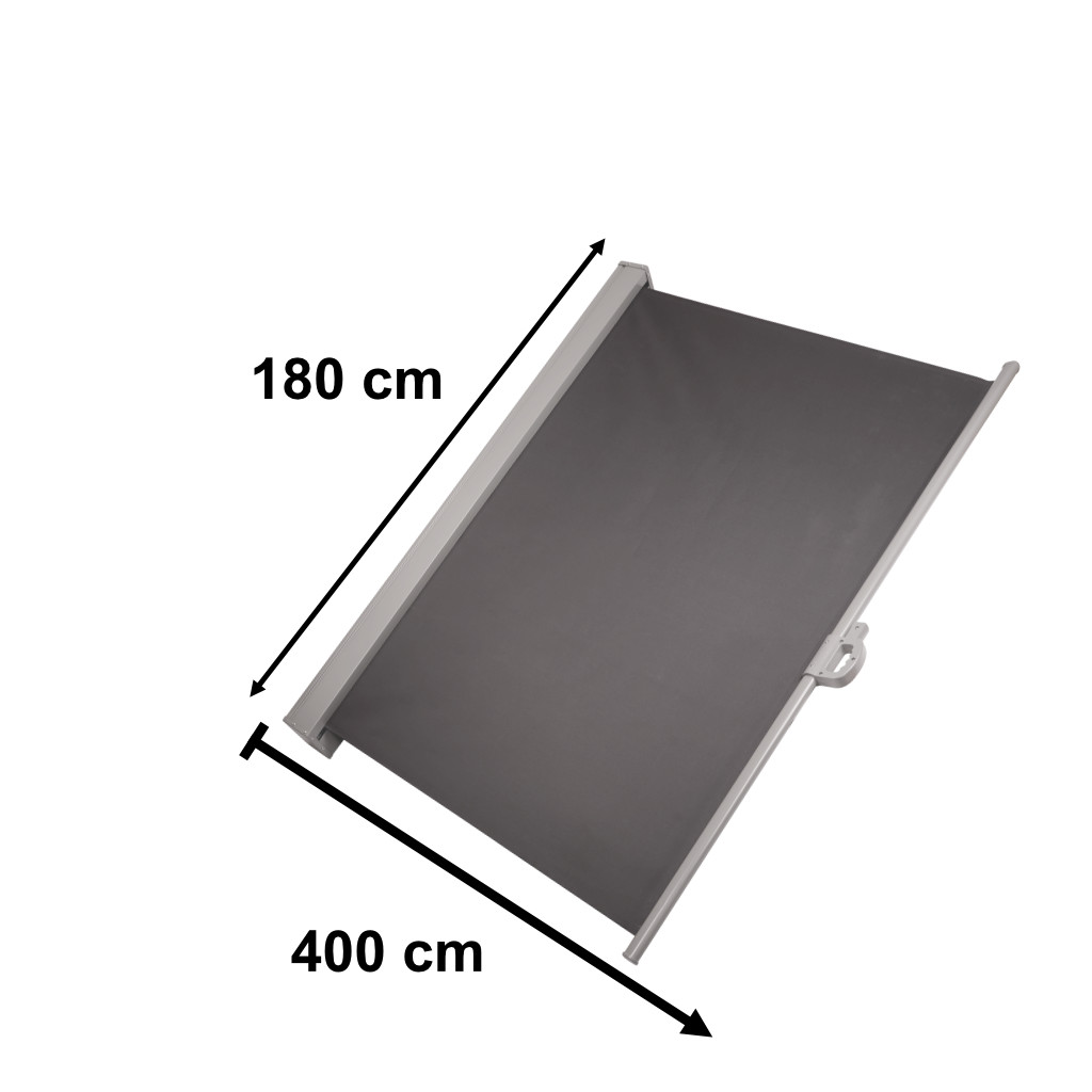 KX3218 Markiza boczna tarasowa LUARO parawan zwijana 160 x 300 c