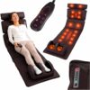 Masážna podložka na chrbát a telo s diaľkovým ovládaním, Shiatsu, vyhrievanie, masáž nôh