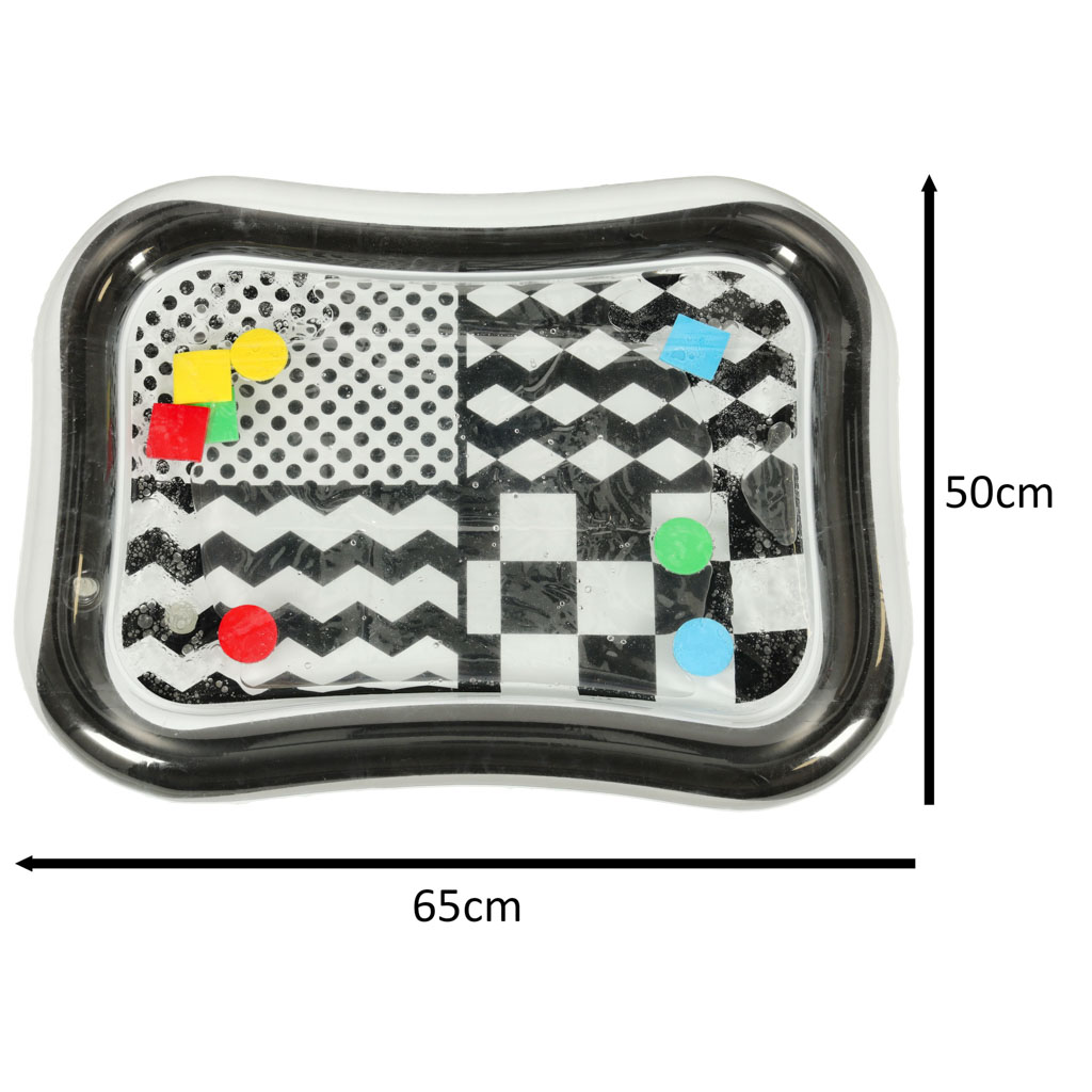 Mata-wodna-sensoryczna-dmuchana-dla-niemowlat-czarno-biala-mix-wzorow-XXL-65x50-cm-147221