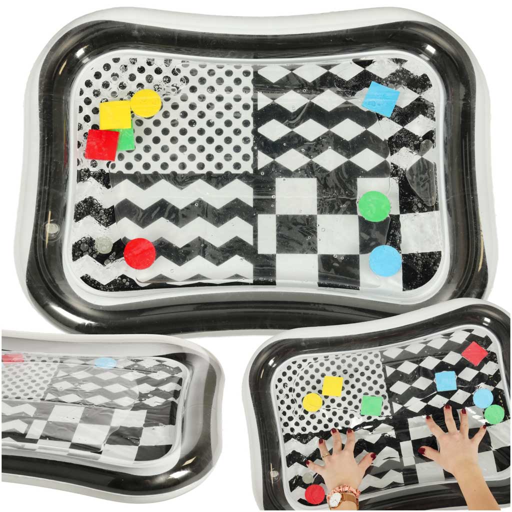 Mata-wodna-sensoryczna-dmuchana-dla-niemowlat-czarno-biala-mix-wzorow-XXL-65x50-cm-158361