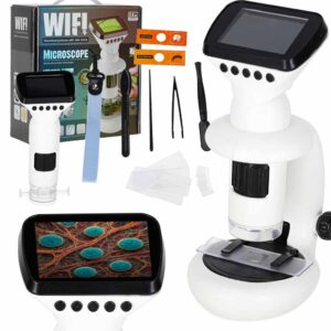Elektrónový mikroskop wifi USB LCD obrazovka 200x 1000x