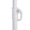 Záhradný a plážový slnečník, nastaviteľný, ohybný, 150 cm, plachtu s UV ochranou