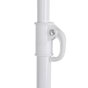 Záhradný a plážový slnečník, nastaviteľný, ohybný, 150 cm, plachtu s UV ochranou