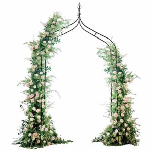 Pergola-ogrodowa-LUARO-metalowa-luk-z-grotami-na-roze-kwiaty-pnacza-265-cm-181674