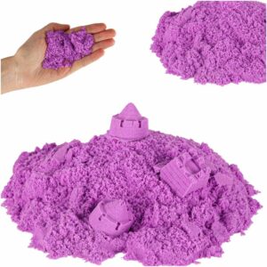 Senzorický piesok pre deti, 1 kg vo fialovom vrecku