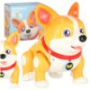Pes pes interaktívny robot Corgi svietiace uši hudba