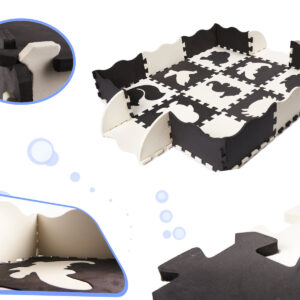 KX6270 Puzzle piankowe mata dla dzieci 25el. czarno-białe 2