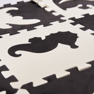 KX6270 Puzzle piankowe mata dla dzieci 25el. czarno-białe 6