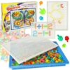 Puzzle s pripináčikmi v tvare hubiek – obrázkové puzzle, 296 dielov