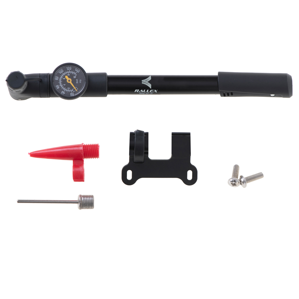RALLEX-Pompka-do-roweru-z-manometrem-rowerowa-reczna-do-pilki-materaca-z-uchwytem-na-rower-164434