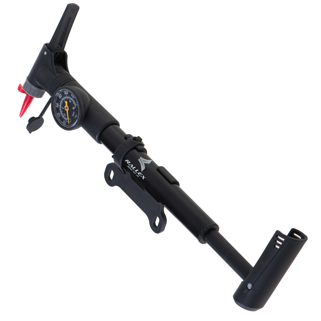 RALLEX-Pompka-do-roweru-z-manometrem-rowerowa-reczna-do-pilki-materaca-z-uchwytem-na-rower-164437