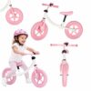 Bežecké koliesko Trike Fix Balance s zvončekom, ružové