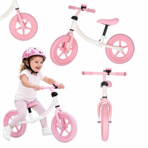 Bežecké koliesko Trike Fix Balance s zvončekom, ružové