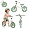 Bežecké koliesko Trike Fix Balance so zvončekom, zelené