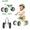 Bežecké koliesko Trike Fix Tiny V2 – detské koliesko, zelené
