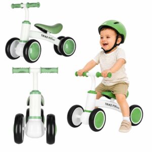 Bežecké koliesko Trike Fix Tiny V2 – detské koliesko, zelené