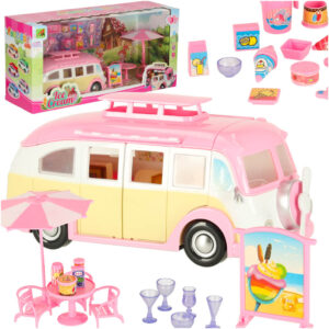 Auto zmrzlina shop camper skladací stôl stoličky 30 kusov
