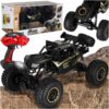 Diaľkovo ovládané auto 2,4 GHz, mierka 1:8, dĺžka 51 cm, kovové, čierne