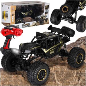 Diaľkovo ovládané auto 2,4 GHz, mierka 1:8, dĺžka 51 cm, kovové, čierne