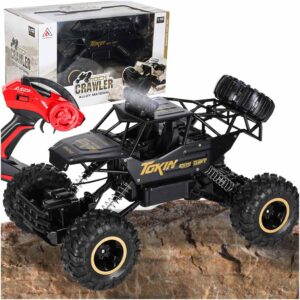 Diaľkovo ovládané auto RC Rock Crawler 1:12 4WD METAL, čierne