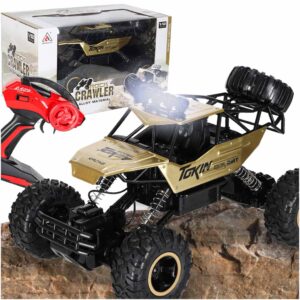 Diaľkovo ovládané auto RC Rock Crawler 1:12 4WD METAL zlaté