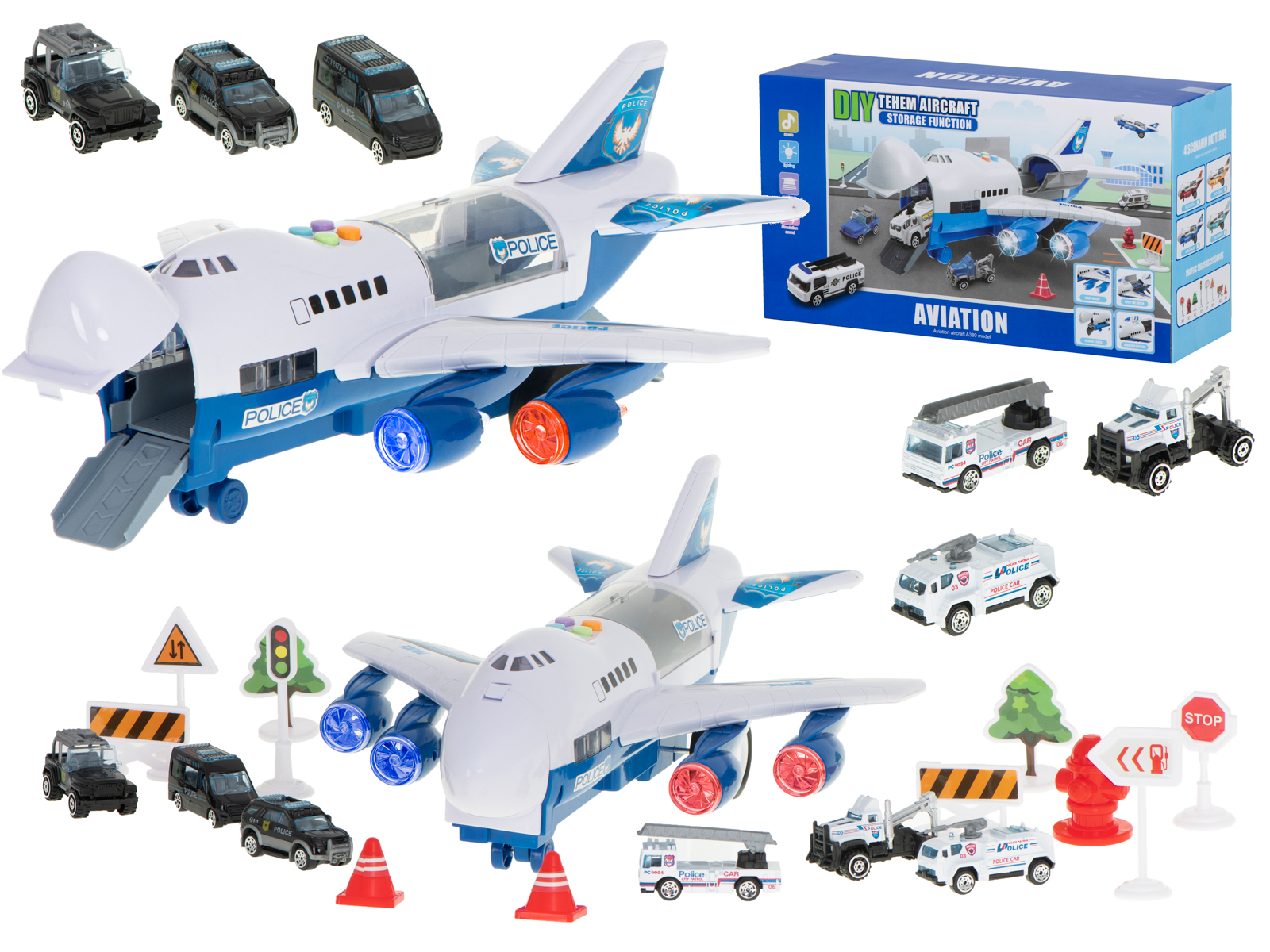 Samolot-transporter-z-autami-policja-bok-przod-906231
